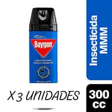 Baygon Mata Moscas y mosquitos Aero - Pack x3u