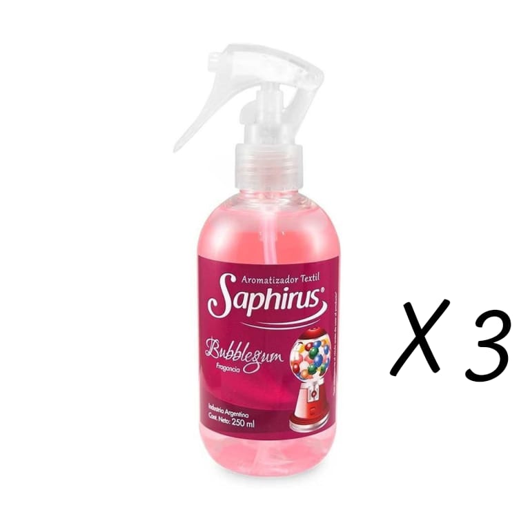 Saphirus textil 250cc - PACK X 3 UNIDADES