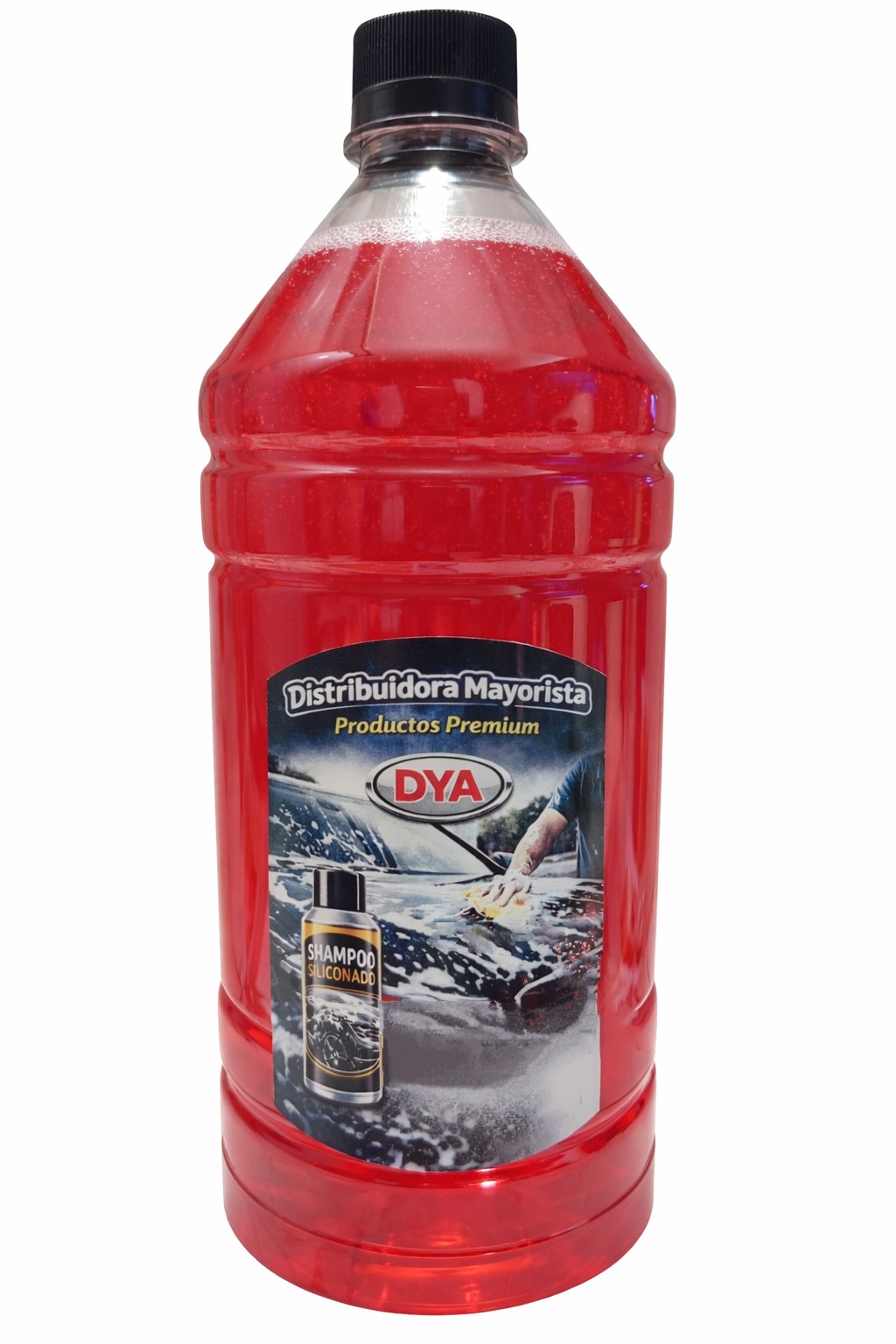 Shampoo auto siliconado x 1000ml ENVASE ETIQUETADO