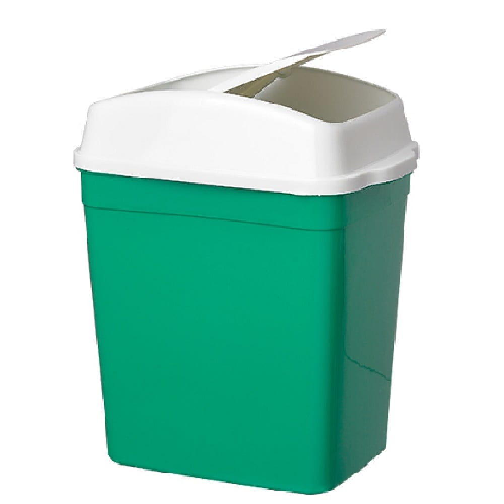 GEMPLAST CESTO RESIDUOS VAIVEN X 8 LTS