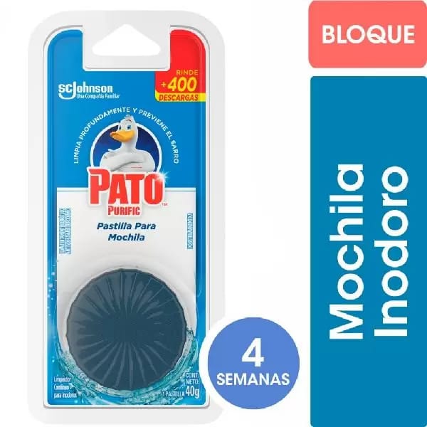 Pato Purific bloque mochila 40g