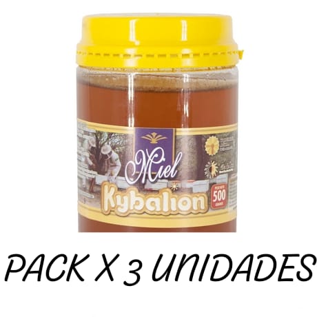 PACK X 3 MIEL KYBALION POTE X 500 GR.