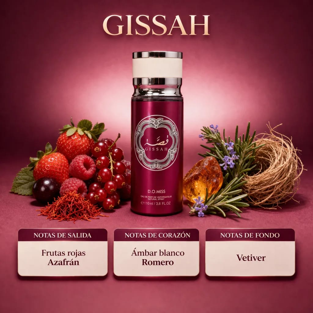 Perfume arabe DO MISS Gissah 110ml (Precio Mayorista)